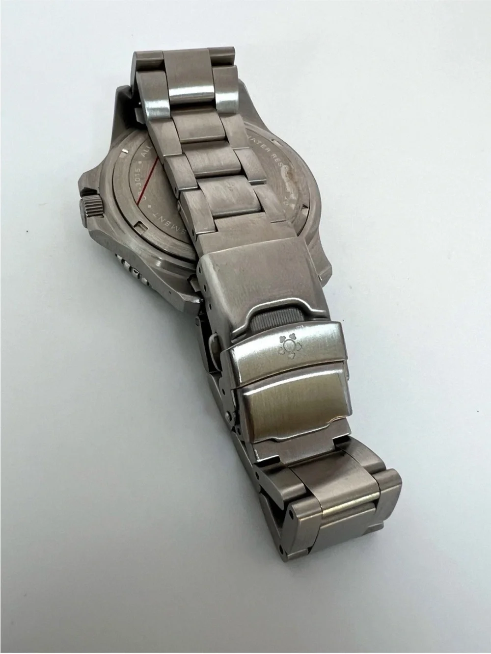 Cortebert Men's Stainless Steel Watch with Green Bezel